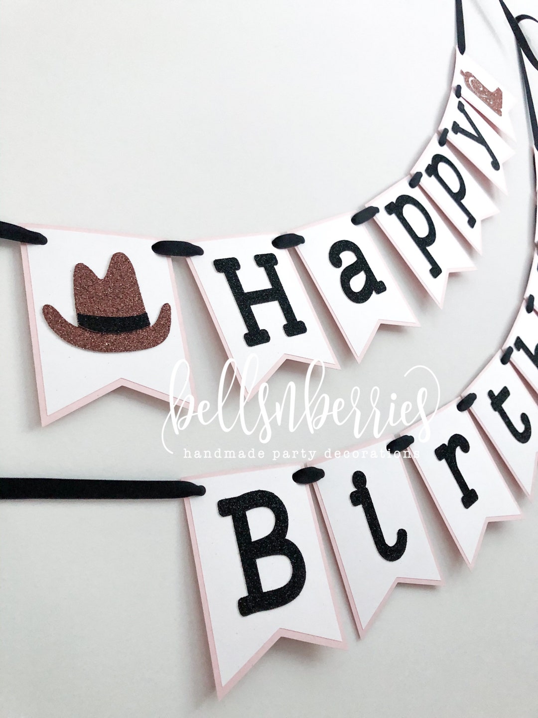 Cowgirl Happy Birthday Banner – Western Party Deko Für Geburtstag, Babyparty Oder Cowboy-Themenfeier