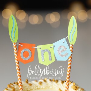 Surfing Cake Bunting Topper/ Surfing Party/ The Big One