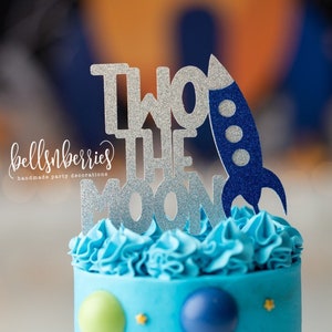 Blast off Cake Topper / Outer Space Party / Out of This World Cake