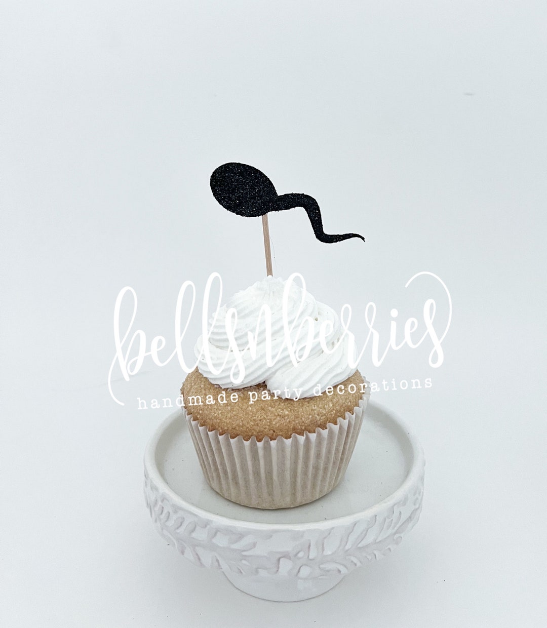 Swim Team Survivor Cupcake Topper / Sorry About Your Balls / Balls