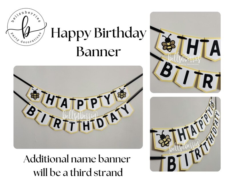 Fun to Bee One Birthday Decorations – Party Bundle or Individual Items image 4
