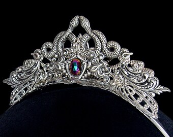 Snakes Tiara - Medusa - Gorgon - Headdress - Gothic - Dark Fantasy - SnakeLady - Diadem - Reptile - Mythical - Gothic Chic - Mystic - Witchy