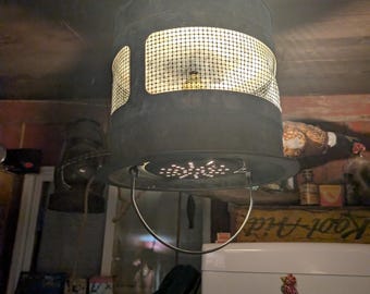 Minnow bucket swag light vintage