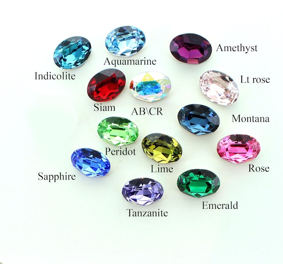 Swarovski Stones Article 4120. Size 18x13mm and 14x10. Price is for 1 Stone  -  Israel