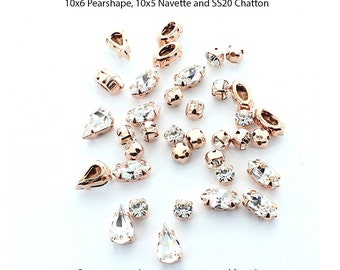 スワロフスキー 2028 XILION Rose SS34 フォイル 価格は10個入り、144