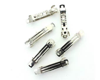 Haarspange in silberton.  Preis ist für 10 Clips
