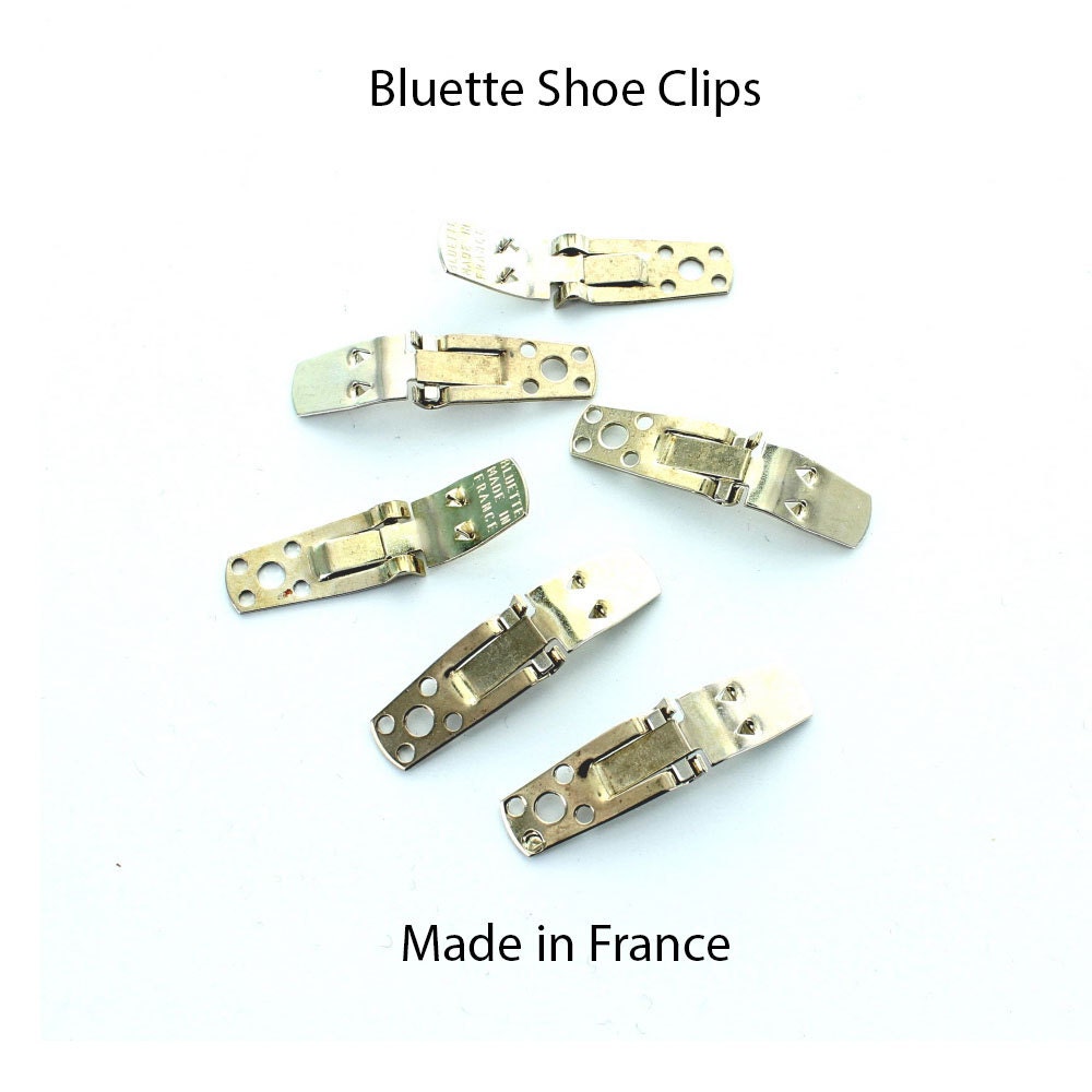 French shoe clips made by Bluette with long or short base.  Price is …