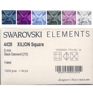 Swarovski 4428 8mm ,10mm and 4mm in various colours.  Price is for 5 stones.