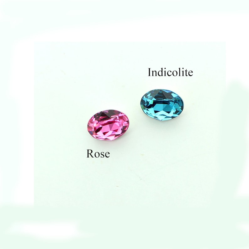 Swarovski stones article 4120. Size 18x13mm and 14x10. Price is for 1 stone image 3
