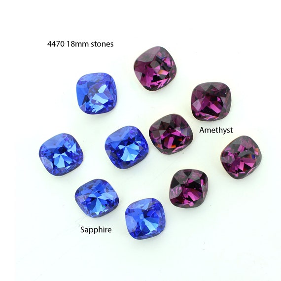 Swarovski Stones Article 4120. Size 18x13mm and 14x10. Price is