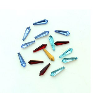 Swarovski 18x5mm vintage stones.  Price is for 10 stones