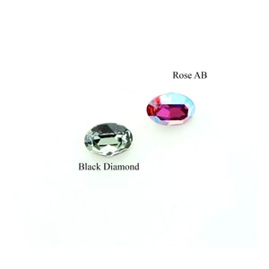 Swarovski stones article 4120. Size 18x13mm and 14x10. Price is for 1 stone image 8