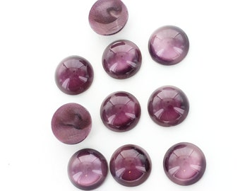 Cabochons 18mm en améthyste. Le prix est pour 2 cabochons.