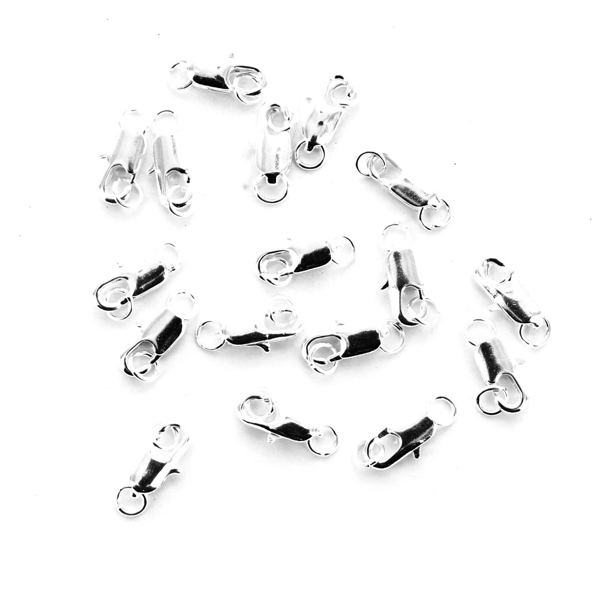 100 Alloy Lobster Clasps 14mm Lobster Clasp Jewelry Clasps, Metal Clasps Necklace  Making Supplies 100682 