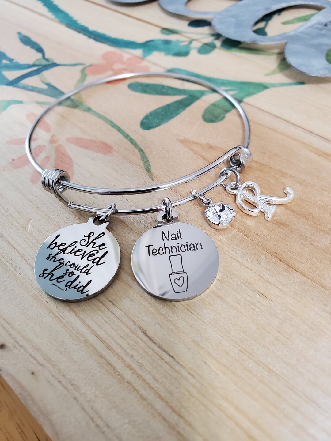 Gift for Nail Tech, Nail Tech Graduation Gift, Nail Technition Jewelry