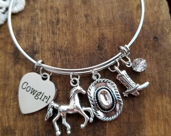 plattelandsmeisjessieraden, cadeau voor cowgirl, paardenliefhebbersieraden, rodeo-sieraden, cadeau voor plattelandsmeisje, paardensieraden, cadeau voor tienermeisje