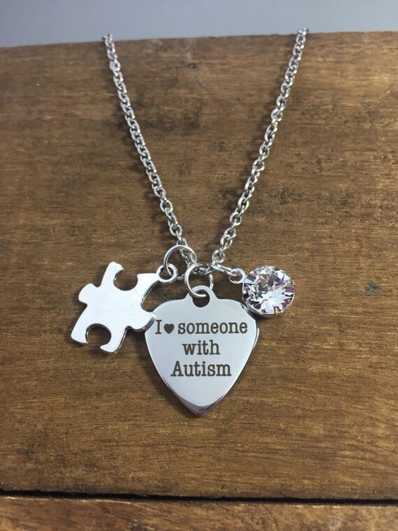 Autism Awareness Jewelry, Autism Mom Gift, Autism Mommy Necklace
