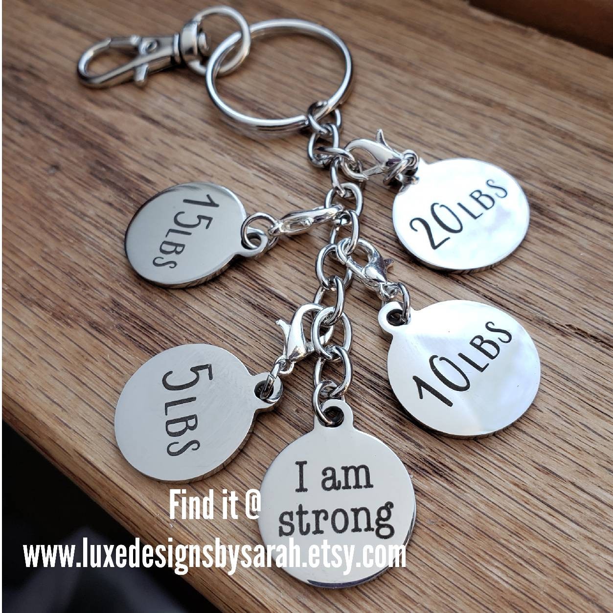 Personalized Weight Watchers Charms Journey Keychain Weightloss
