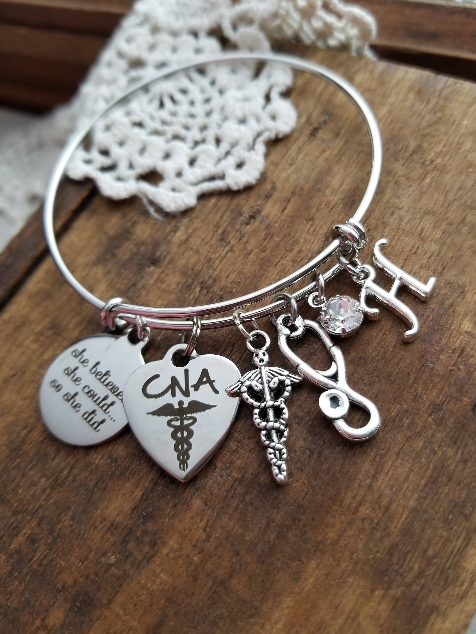 CNA Graduation Gift, Gift for CNA Nurse She Believed She Could so She ...