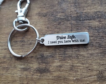 gift for new driver, gift for truck driver, gift for trucker, sweet 16 gift, drive safe keyring, gift for teen