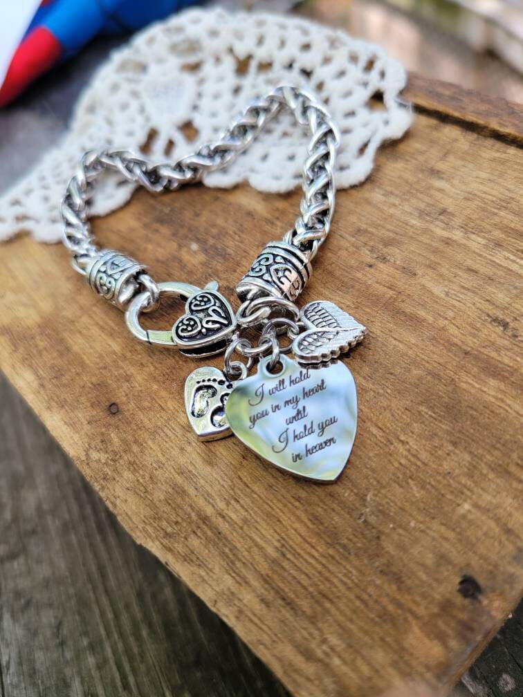 Bracelet De Deuil Et De Perte – Cadeau De Condoléances Avec Message 'Until Forever' – Soutien émotionnel