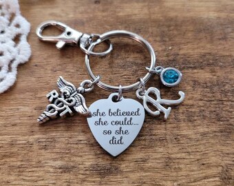 Softball Charm Keychain – Inspirational Quote Jewelry Gift For Players, Coaches, Or Fans