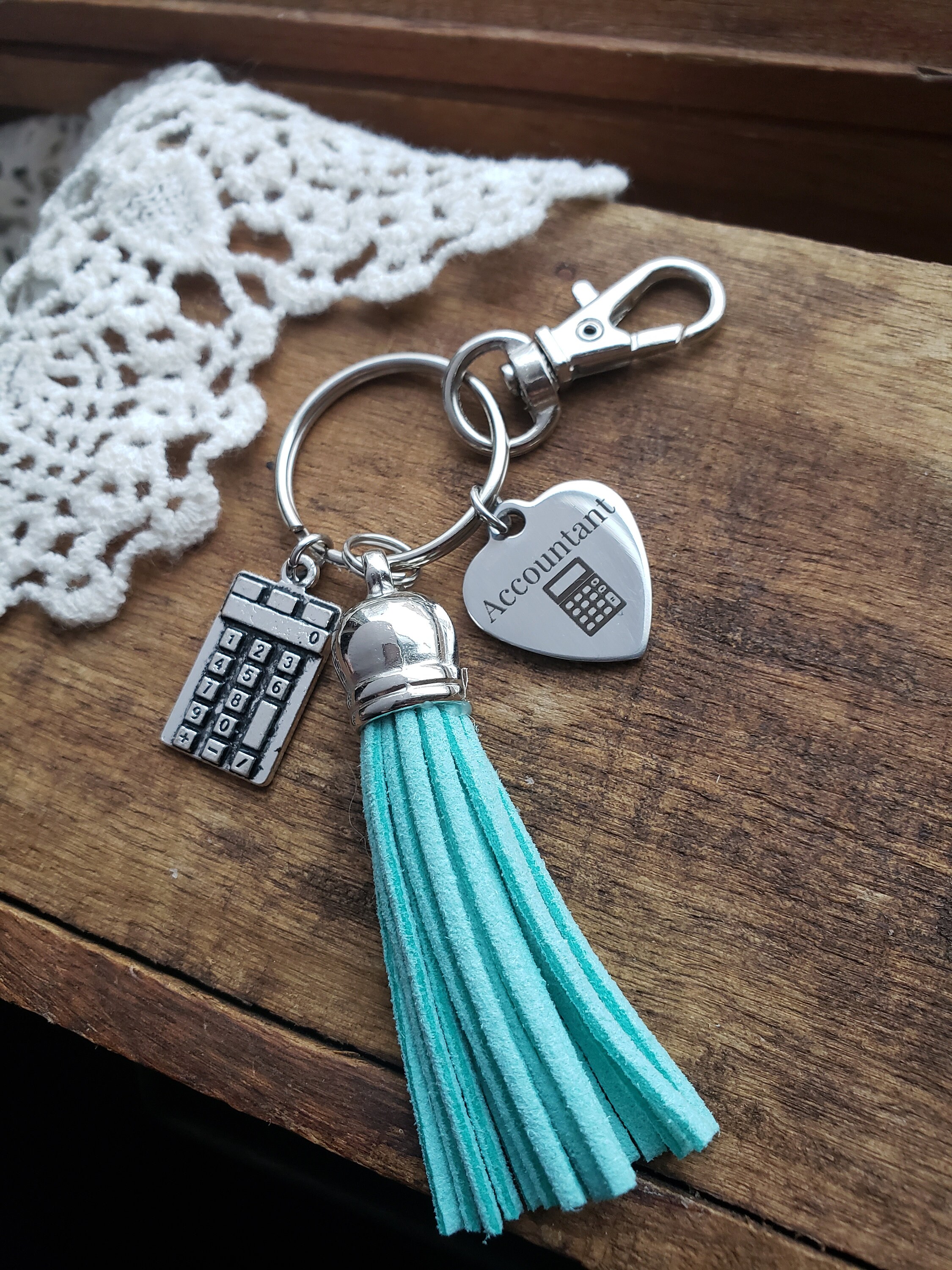 Graduation Gift for Accountant, Accountant Gift, CPA Charm Keyring ...