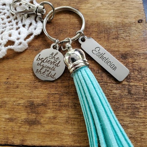 Gift for esthetician, esthetician gift, graduation gift for esthetician, gift for MUA, cosmetology gifts, esthetician keychain