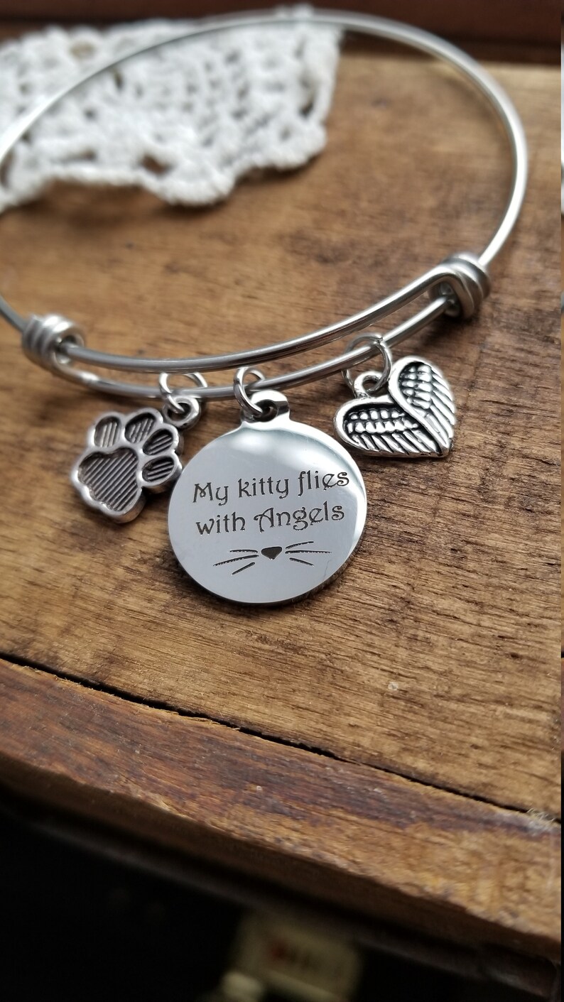 Cat Memorial Jewelry Cat Memorial Gift Cat Memorial Etsy