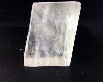 Optical Calcite Rhombohedron Icelandic Spar Nueva Leon Mexico