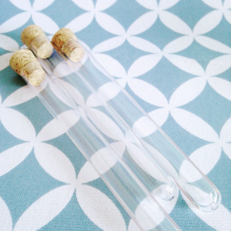 100 Plastic Test Tubes & Corks 20ml / 0.67oz Clear Tubes for Etsy