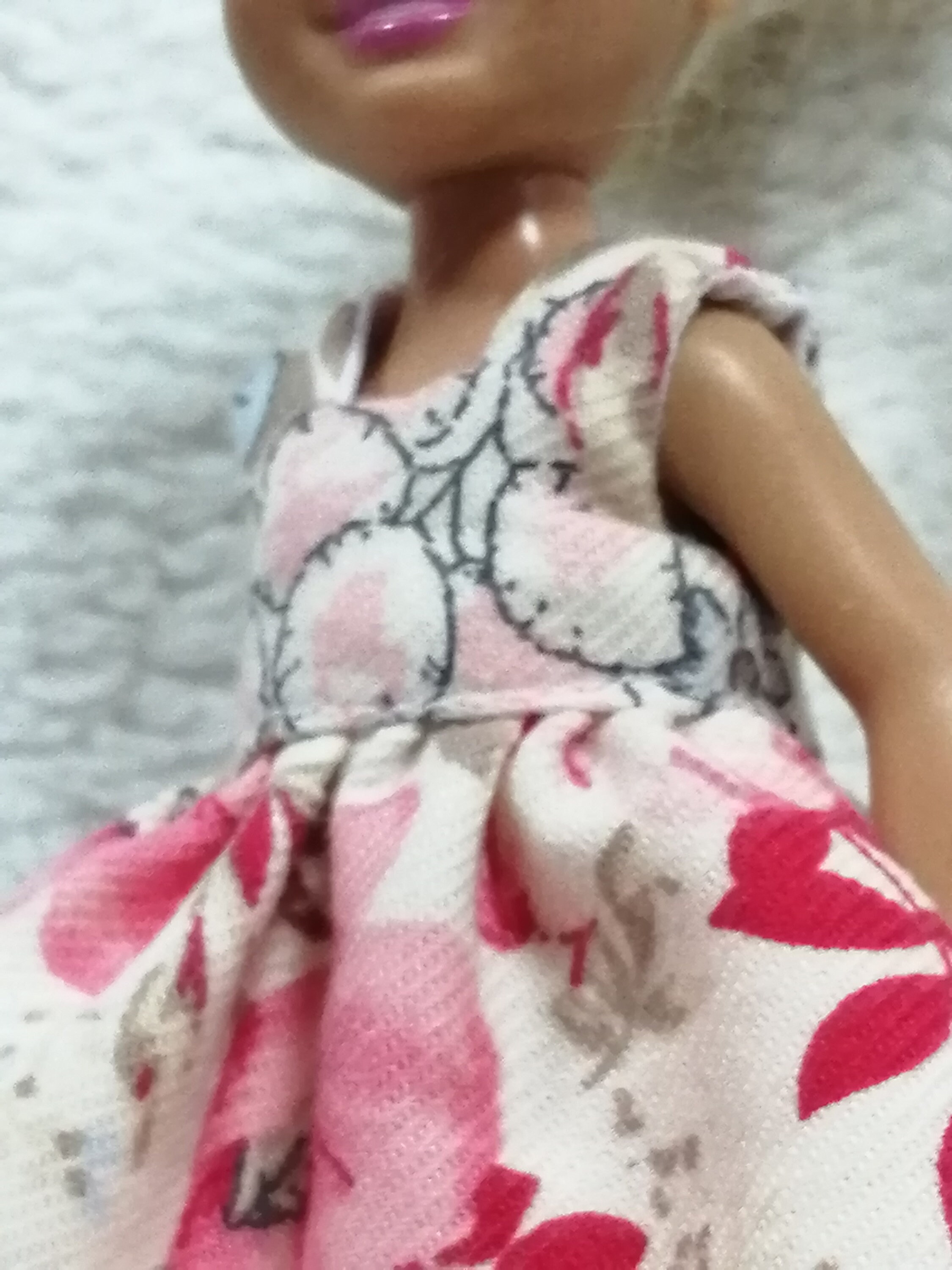 Chelsea Doll Clothes Dress Outfit in Cotton Fabric for Etsy