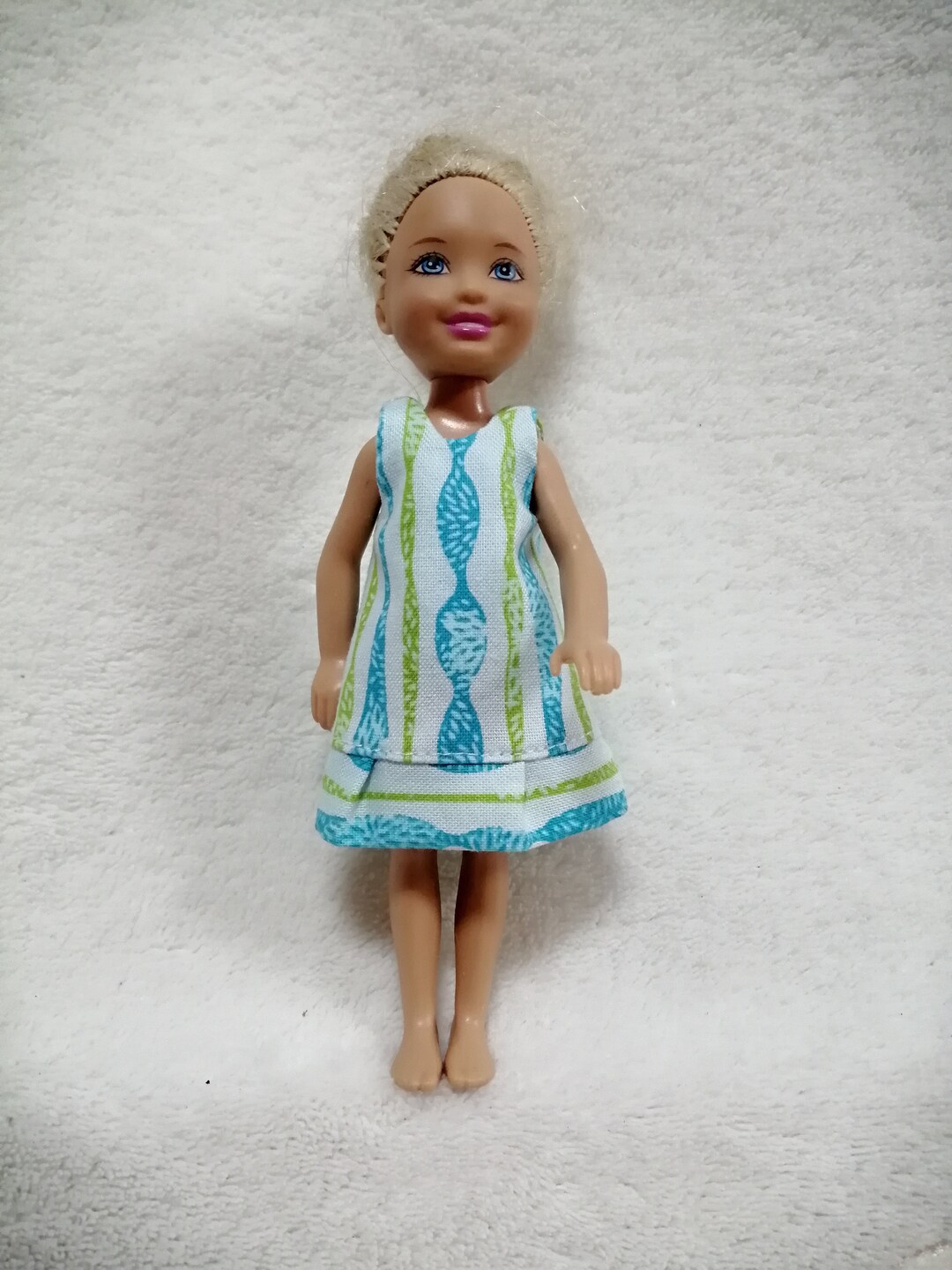 Chelsea Doll Clothes Aline Dress With Ruffles for Chelsea Etsy