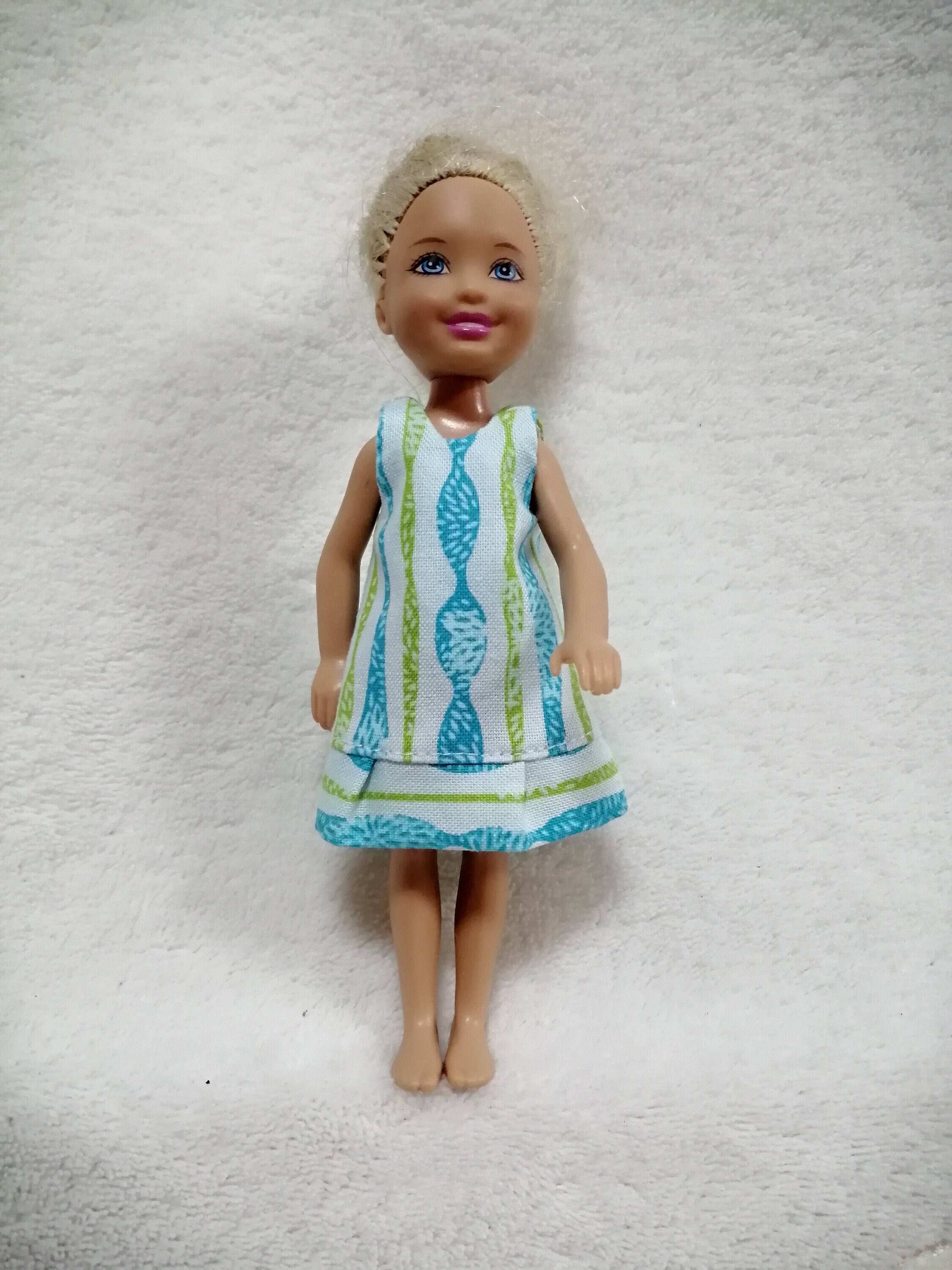 Chelsea Doll Clothes Aline Dress With Ruffles for Chelsea Etsy