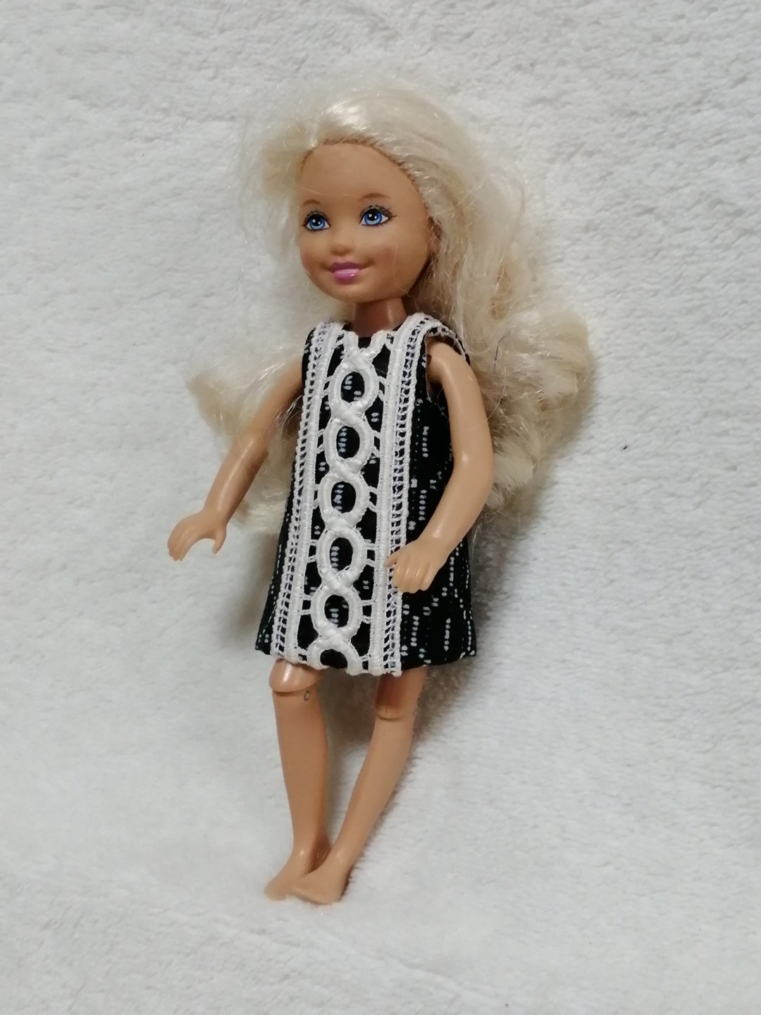 Chelsea Doll Clothes Aline Dress With Lace on the Front for Etsy