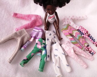 Ropa de muñeca Chelsea - Leggings / pantalones de muchos colores - Traje para muñeca Chelsea (hermana de Barbie) muñeca de 5,5 pulgadas