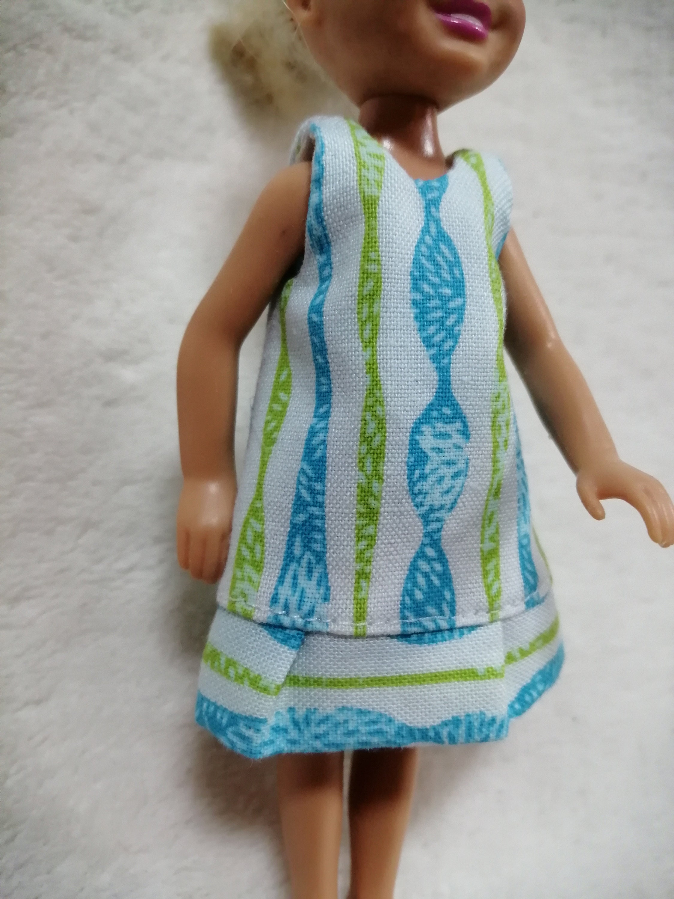 Chelsea Doll Clothes Aline Dress With Ruffles for Chelsea Etsy