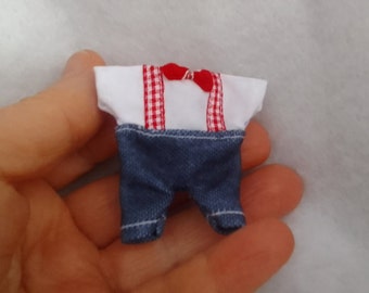 Baby doll clothes - Outfit for Barbie baby Krissy doll or other baby doll same size (approx. 7cm / 2.75'')