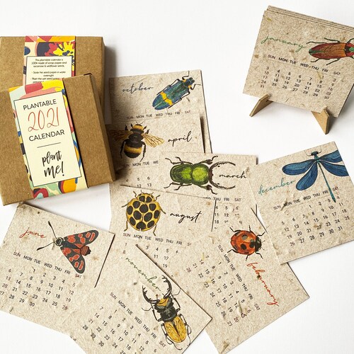 2023 Wall Calendar Botanical Gift Wall Calendar 2023 Gift Etsy UK