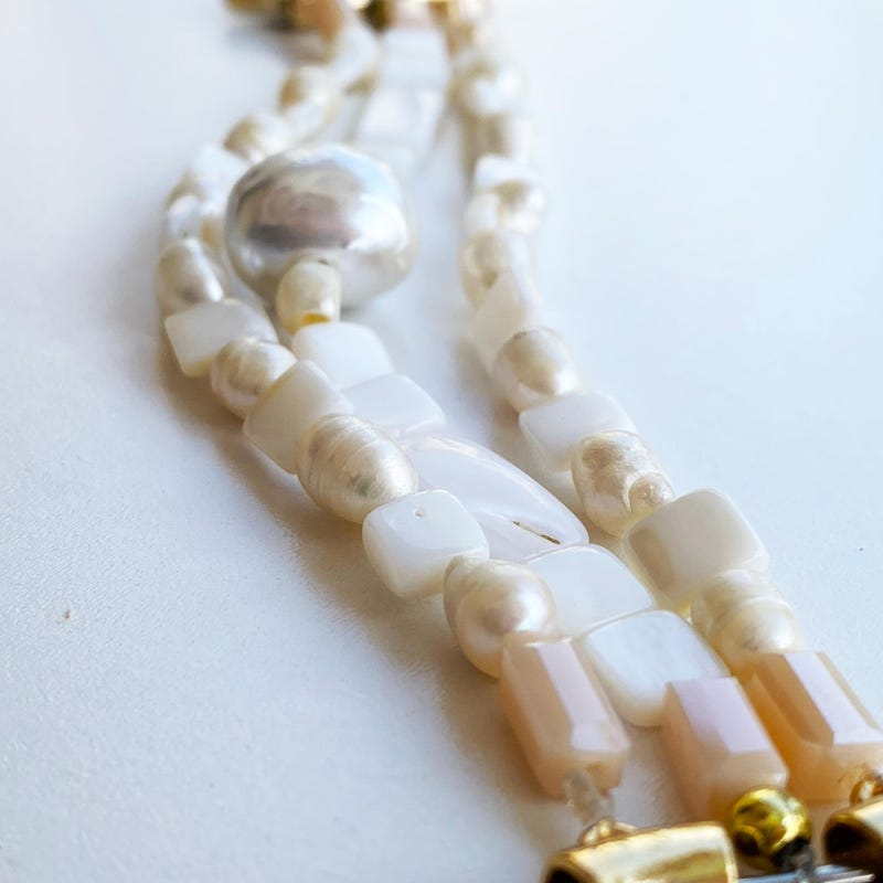Pearl Watchband Bangle main image 1