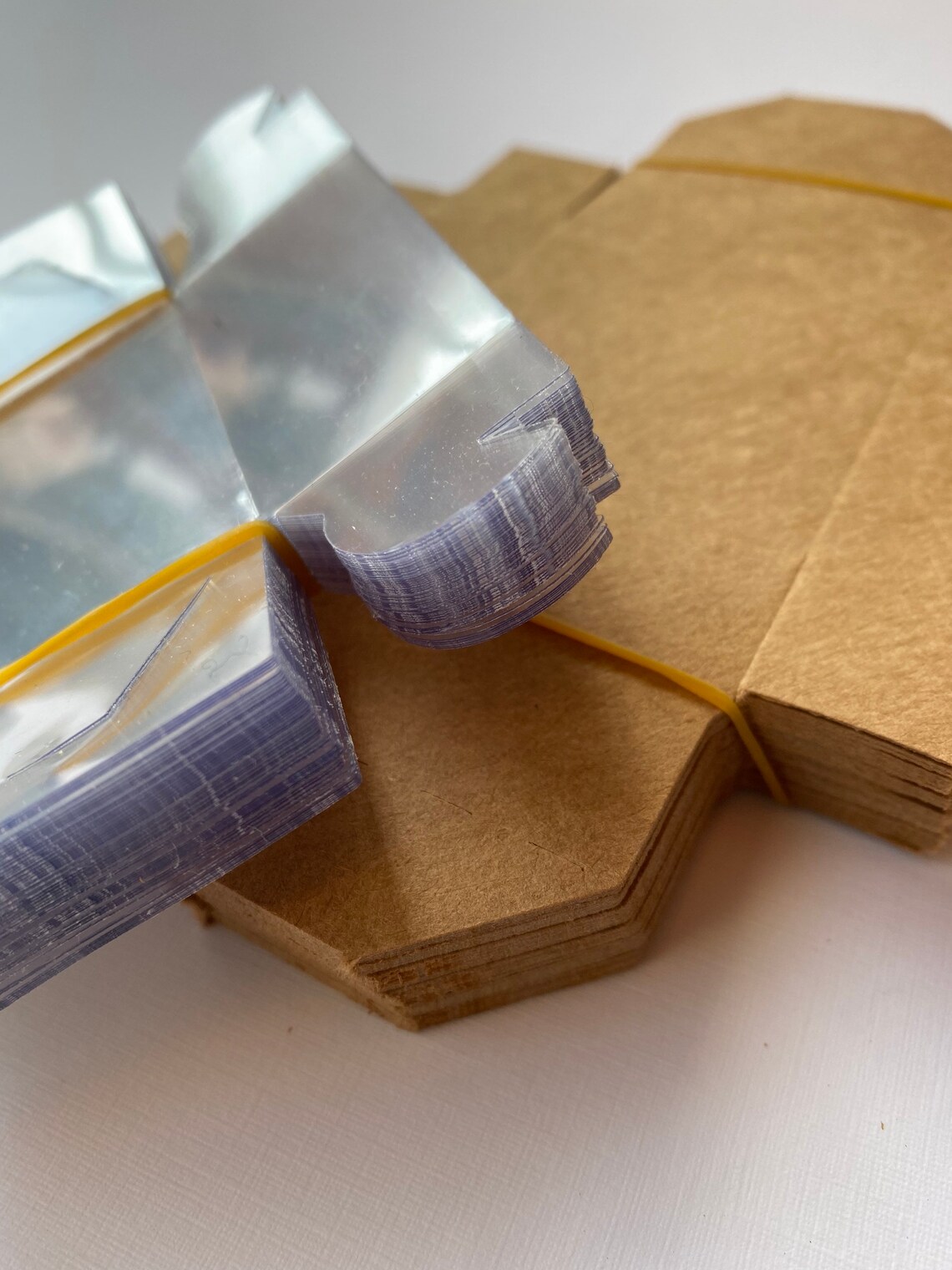 Set of 216 Kraft Box With Clear Transparent Acetate Lid Etsy