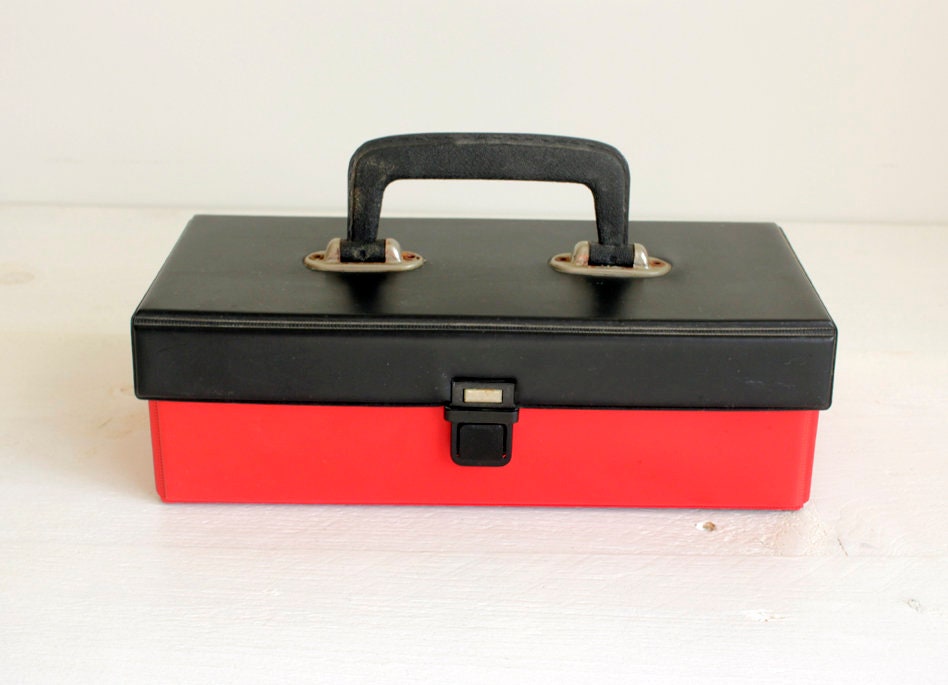 Vintage Music Cassette Tape Storage Box / Organizer 1970s Etsy