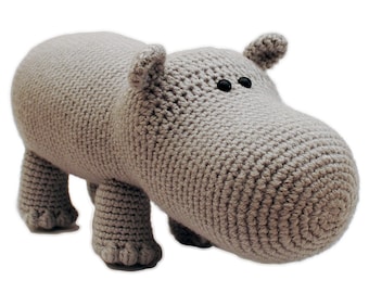 Patron au crochet - Peluche hippopotame amigurumi amigurumi hippopotame