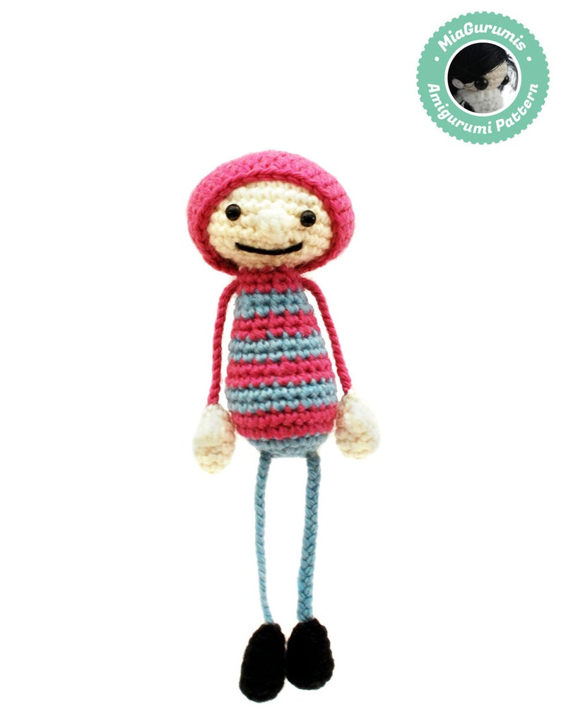 Crochet pattern Mascot Amigurumi pattern, Teammate pattern image 2
