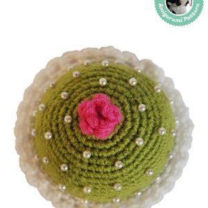 Crochet pattern Cake amigurumi pattern, Princess cake pincusion, Play food pattern image 2