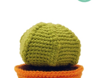 Easy crochet pattern - Cactus amigurumi pattern, Cactus pincushion, Crochet plant pattern