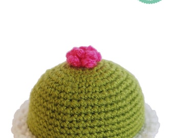 Crochet pattern - Cake amigurumi pattern, Princess cake pincusion, Play food pattern