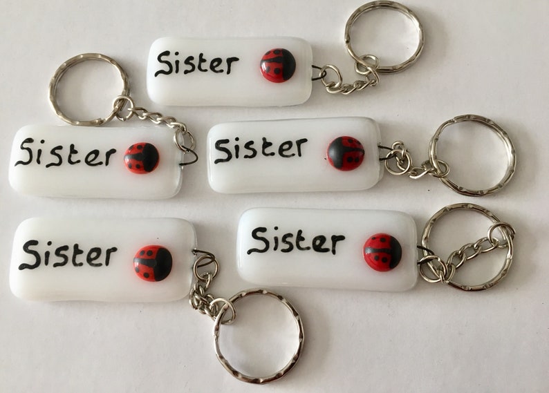 Fused Glass Fused Glass Keyrings Cornish Fused Glass Etsy