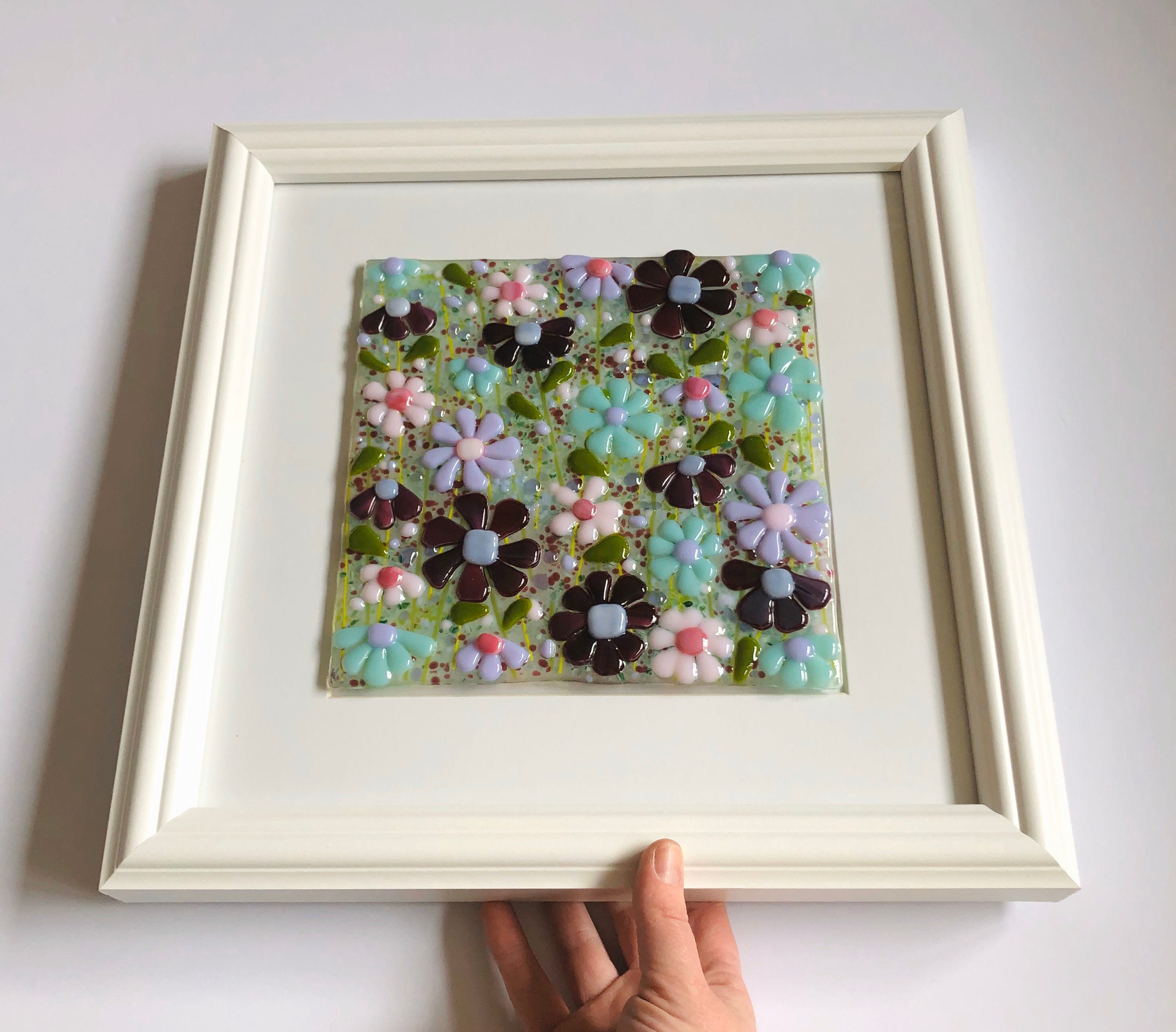 Fused Glass Flowers Art Fused glass Fused Glass Cornwall Cornish fused