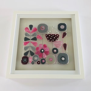Fused Glass Retro Meadow - Fused glass, Cornish fused glass, Fused Glass Cornwall